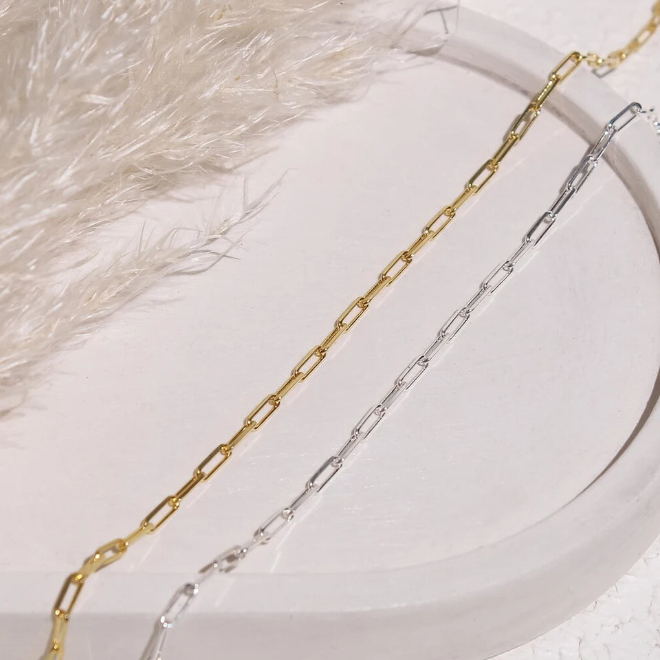 Dainty Paperclip Chain