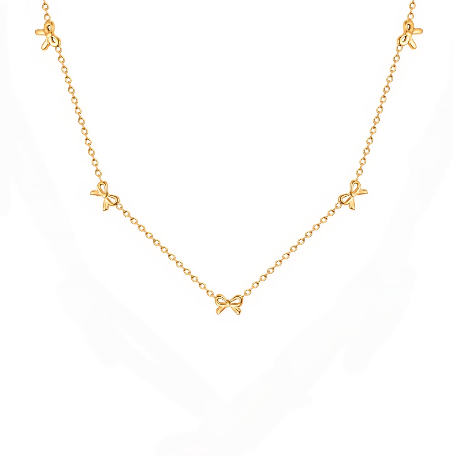 Petite Bows Necklace