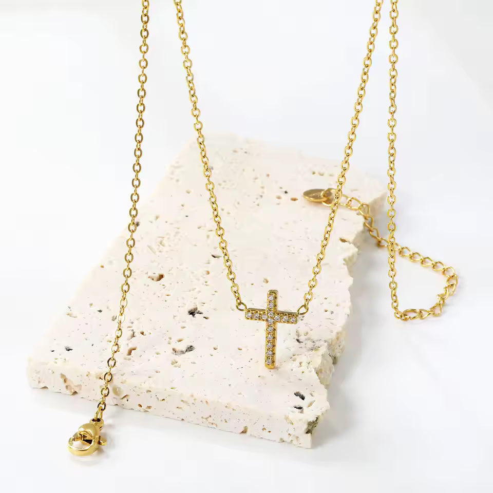 Diamond Cross Necklace