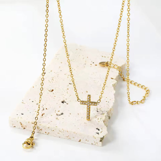 Diamond Cross Necklace